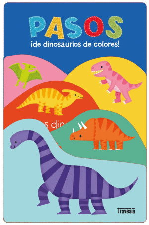 PASOS DE DINOSAURIOS DE COLORES