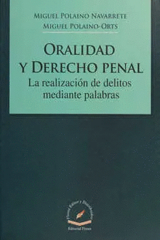 ORALIDAD Y DERECHO PENAL