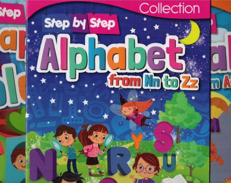 STEP BY STEP 3 TITULOS ALPHABET  NUMBERS  SHAPES AND COLORS C/U