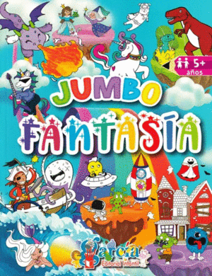 JUMBO FANTASIA PARA COLOREAR + 5 AOS