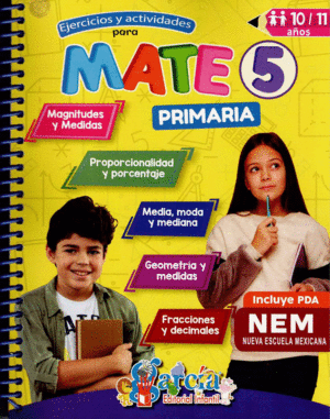 EJERCICIOS Y ACTIVIDADES PARA MATE 5 NEM PRIMARIA