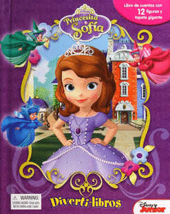 DIVERTI LIBROS PRINCESITA SOFIA CON FIGURAS Y TAPETE