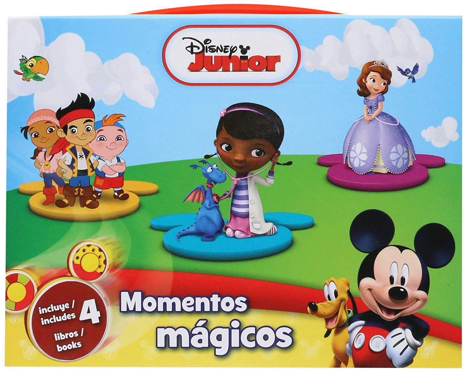 DISNEY JUNIOR MOMENTOS MAGICOS (4 LIBROS)