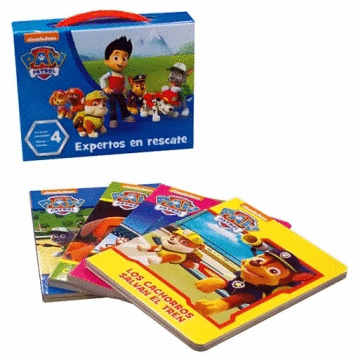 PAW PATROL EXPERTOS EN RESCATE (PACK 4 LIBROS)