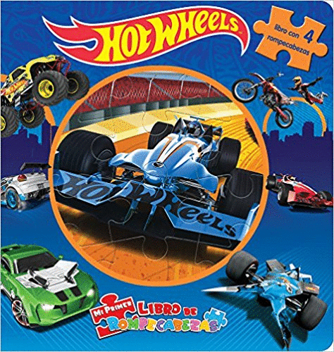 HOT WHEELS MI PRIMER LIBRO DE ROMPECABEZAS