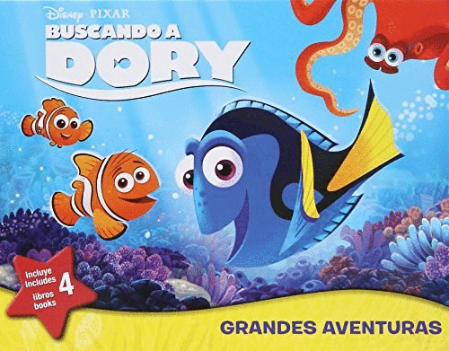 BUSCANDO A DORY GRANDES AVENTURAS (PACK 4 LIBROS)