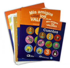 MIS AMIGOS LOS VALORES 3 PREESCOLAR KIT