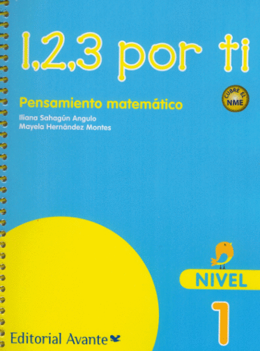 1 2 3 POR TI  NIVEL 1  PENSAMIENTO MATEMATICO  PREESCOLAR
