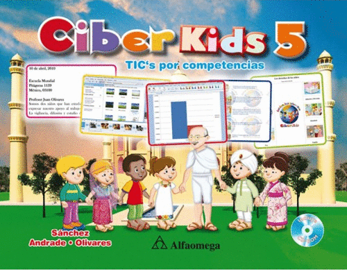 CIBER KIDS 5 PRIMARIA TICS POR COMPETENCIAS C/CD
