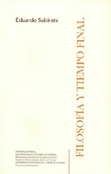 FILOSOFIA Y EL TIEMPO FINAL