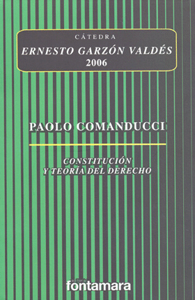 CONSTITUCION Y TEORIA DEL DERECHO