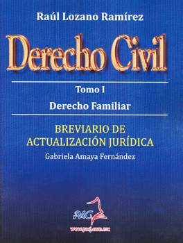 DERECHO CIVIL TOMO 1 DERECHO FAMILIAR