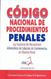 CODIGO NACIONAL DE PROCEDIMIENTOS PENALES