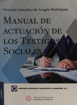 MANUAL DE ACTUACION DE LOS TESTIGOS SOCIALES