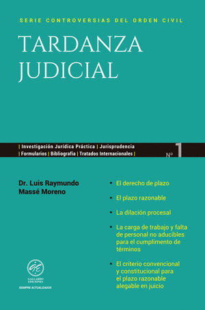 TARDANZA JUDICIAL 2025