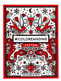 COLOREANDING TATTOO ROJO   MANDALAS