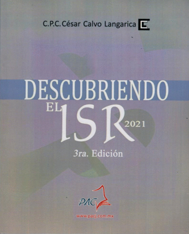 DESCUBRIENDO EL ISR 2021
