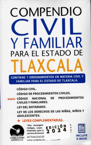 COMPENDIO CIVIL Y FAMILIAR PARA EL ESTADO DE TLAXCALA 2024