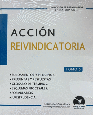ACCION REIVINDICATORIA   TOMO 6
