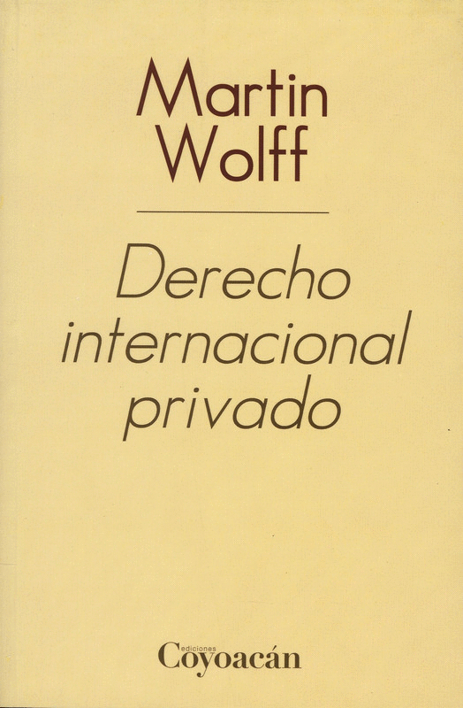 DERECHO INTERNACIONAL PRIVADO