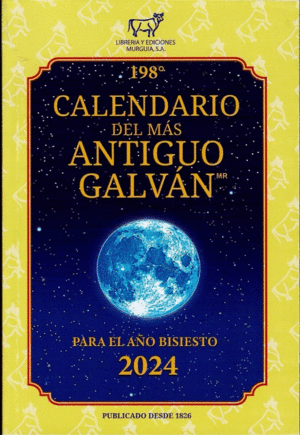 CALENDARIO DEL MAS ANTIGUO GALVAN 2024 (BOLSILLO)