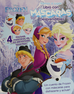 VAMOS A JUGAR LIBRO CON MASCARAS DESPRENDIBLES DISNEY FROZEN