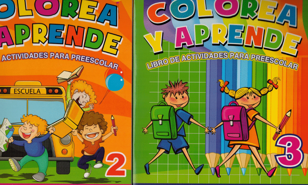 TRAZA COLOREA Y APRENDE VOL 1 2 3 C/U PREESCOLAR