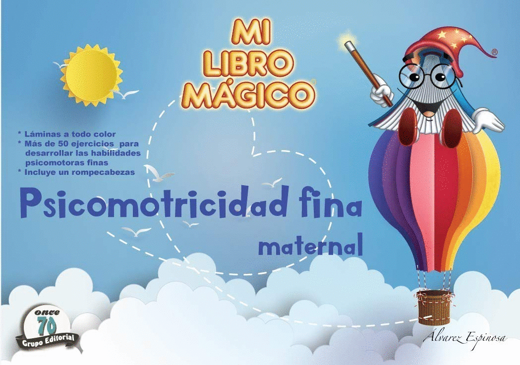 LIBRO MAGICO  PSICOMOTRICIDAD FINA MATERNAL