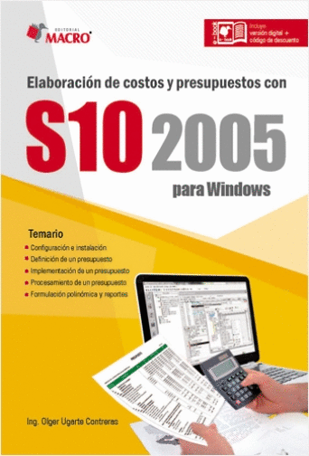 ELABORACIN DE COSTOS Y PRESUPUESTOS CON S10 2005 PARA WINDOWS