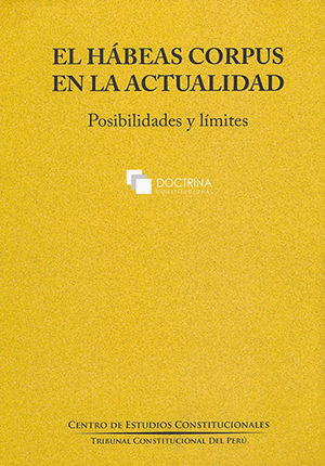 HABEAS CORPUS EN LA ACTUALIDAD EL