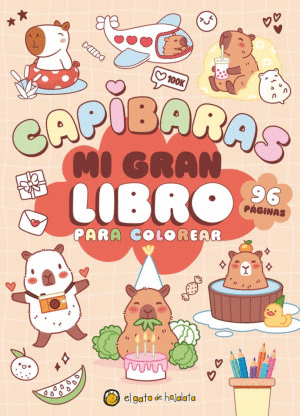 MI GRAN LIBRO PARA COLOREAR CAPIBARAS