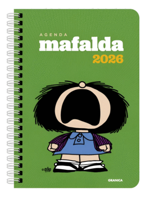 MAFALDA 2026 AGENDA ANILLADA PROTESTA VERDE