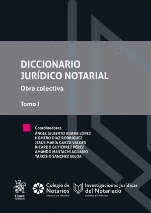 DICCIONARIO JURIDICO NOTARIAL TOMO 1 (PASTA DURA)