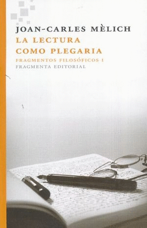 LECTURA COMO PLEGARIA LA