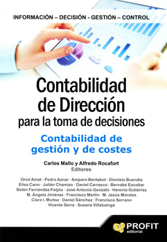 CONTABILIDAD DE DIRECCION PARA LA TOMA  DE DECICIONES