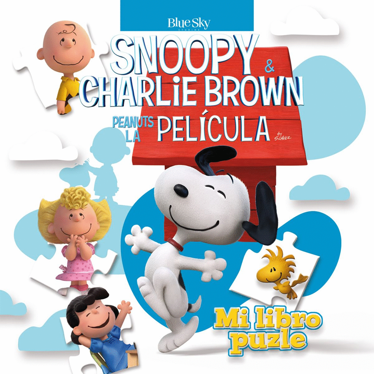 SNOOPY Y CHARLIE BROWN MI LIBRO PUZLE