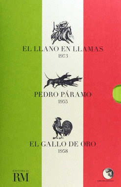 LLANO EN LLAMAS / PEDRO PARAMO / GALLO DE ORO ED CONMEMORATIVA 3 TOMOS