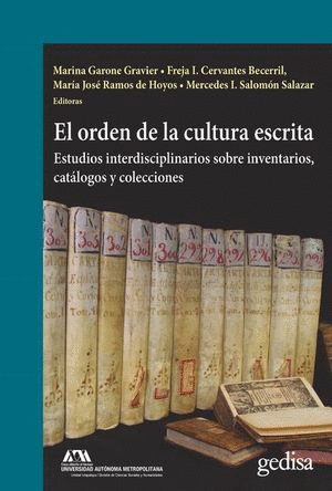 ORDEN DE LA CULTURA ESCRITA EL