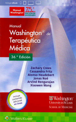 MANUAL WASHINGTON DE TERAPEUTICA MEDICA