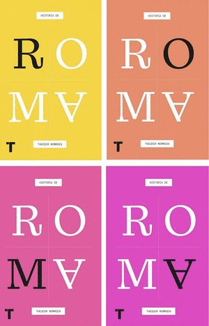 HISTORIA DE ROMA 4 VOLUMENES