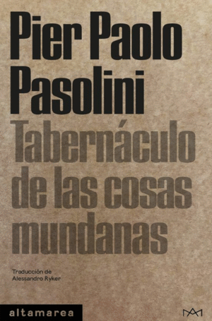TABERNACULO DE LAS COSAS MUNDANAS
