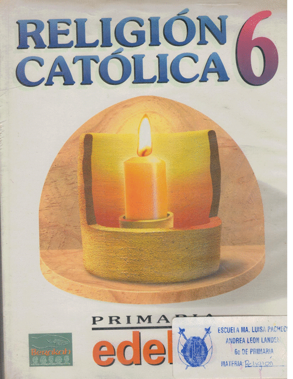 RELIGION CATOLICA 6 PRIMARIA