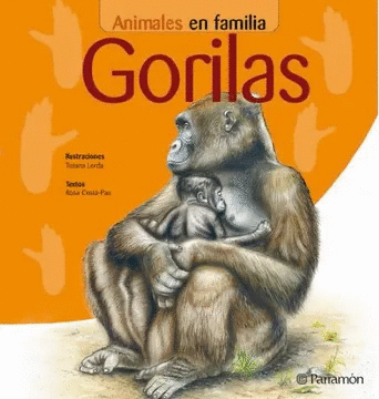 GORILAS ANIMALES EN FAMILIA
