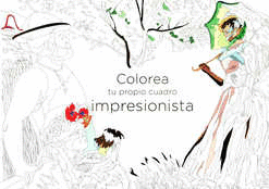 COLOREA TU PROPIO CUADRO IMPRESIONISTA