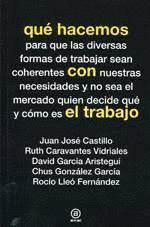 QUE HACEMOS PARA QUE LAS DIVERSAS FORMAS DE TRABAJAR SEAN COHERENTES CON NUESTRAS NECESIDADES Y NO SEA EL MERCADO QUIEN DECIDE QUE Y COMO ES EL TRABAJ