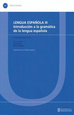 LENGUA ESPA�OLA III