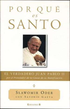 PORQUE ES SANTO (PASTA DURA)