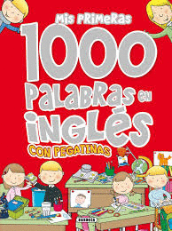 MIS PRIMERAS 1000 PALABRAS EN INGLES CON PEGATINAS ROJO