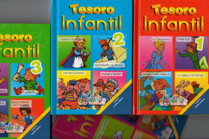 COLECCION TESORO INFANTIL 4 EN 1 (PASTA DURA)