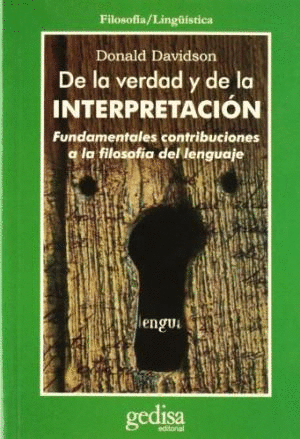 DE LA VERDAD Y DE LA INTERPRETACION